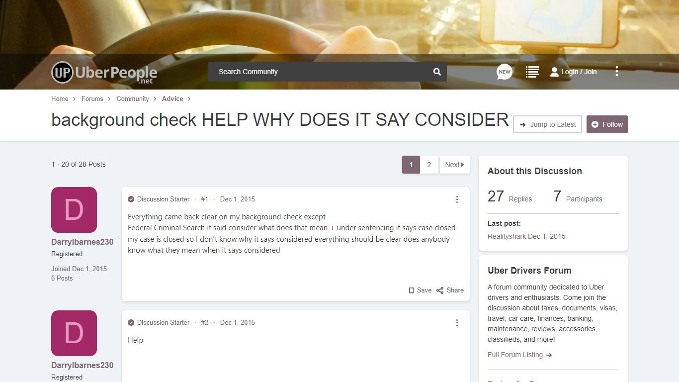 background check HELP WHY DOES IT SAY CONSIDER